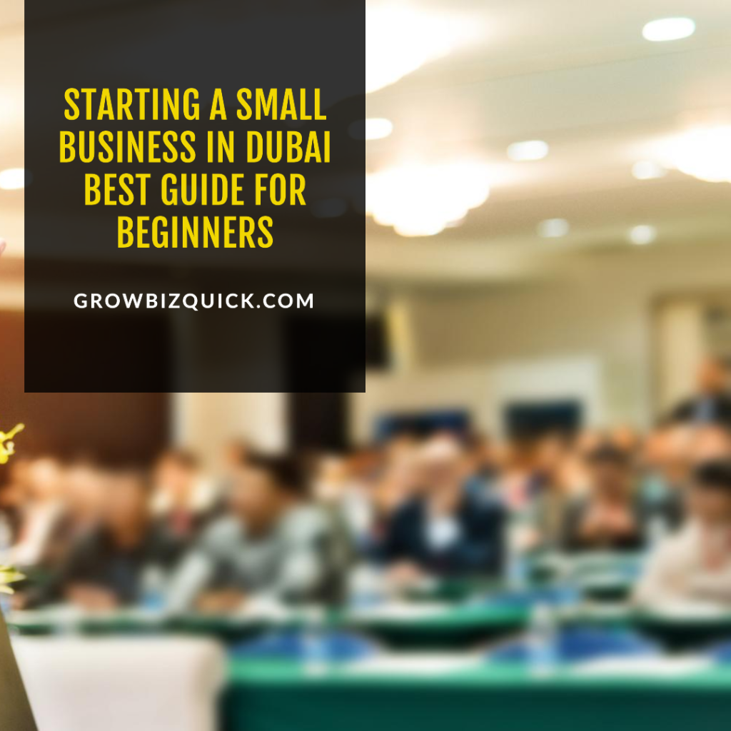 how to Start a Small Business in Dubai